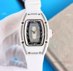 Swiss Made Copy Richard Mille RM007-1 White Ceramic Watches 31mm
